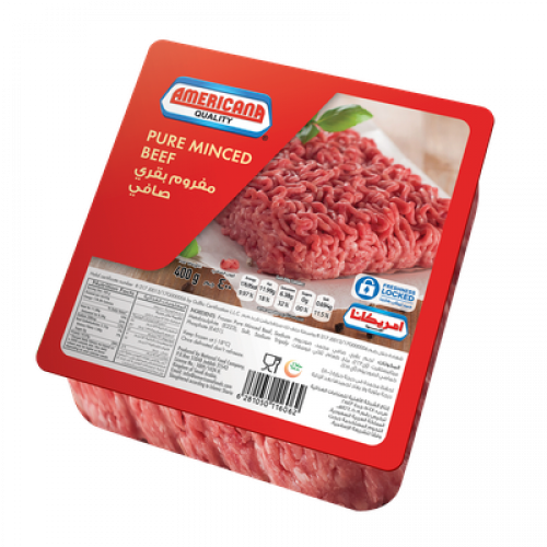 امريكانا لحم مفروم بقري صافي 400 جرام