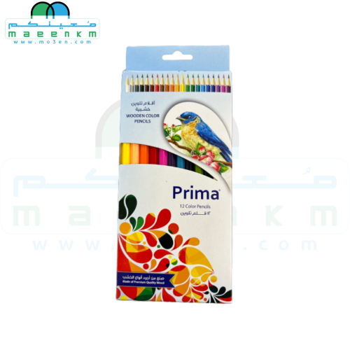 بريما اقلام تلوين خشبية 12 لون