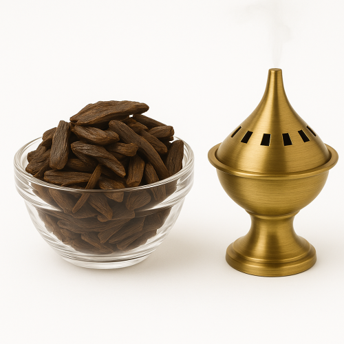 عود مسقى بدهن العود الصافي