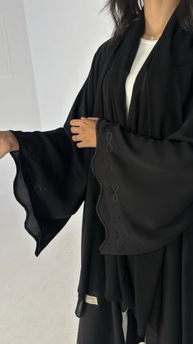 عباية لين BLACK