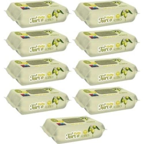 مناديل مبللة للأطفال بزيت الزيتون