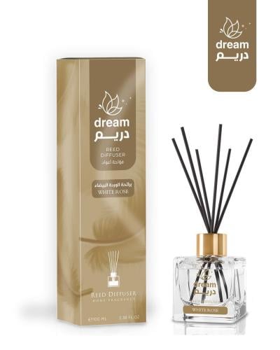 فواحة أعواد برائحة الوردة البيضاء