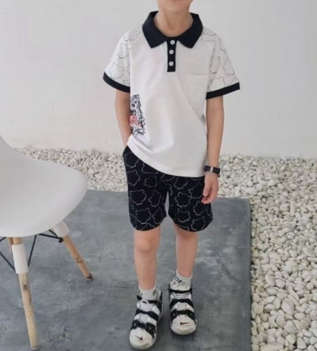 طقم صيفي جميل من قطعتين