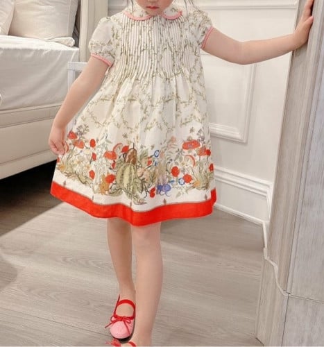 فستان بناتي برسومات جميلة جدا