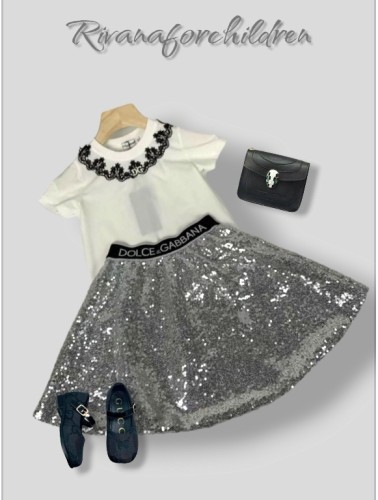 تيور فخم جدا بتفاصيل من الترتر الفضي