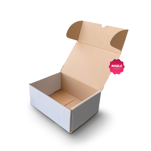 50 كرتون متاجر ابيض مقاس 31L*22W*13H