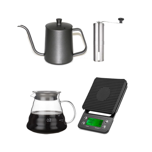 بكج ادوات قهوة مقطرة V60
