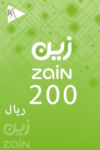 بطاقة شحن زين 200