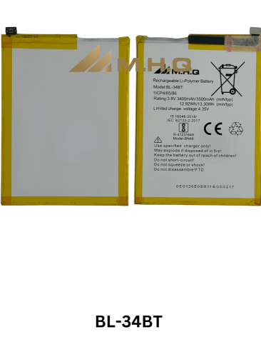 BL-34BT Tecno Spark 2 (KA7) BATTERY M.H.Q
