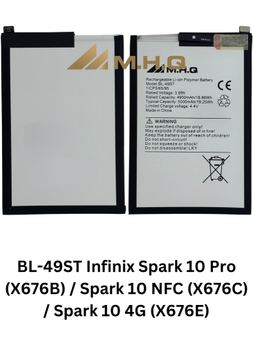 BL-49ST Infinix Spark 10 Pro (X676B) / Spark 10 NF...