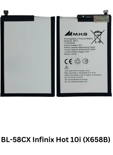 BL-58CX Infinix Hot 10i (X658B) BATTERY M.H.Q