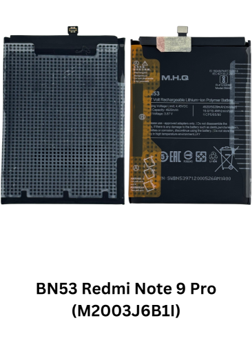 BN53 Redmi Note 9 Pro (M2003J6B1I) BATTERY M.H.Q