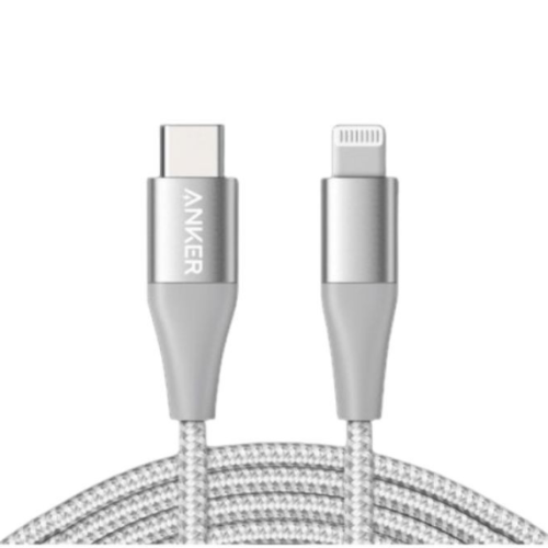 ANKER - كيبل ايفون قماش PD الإصدار الثاني 0.9 متر-...
