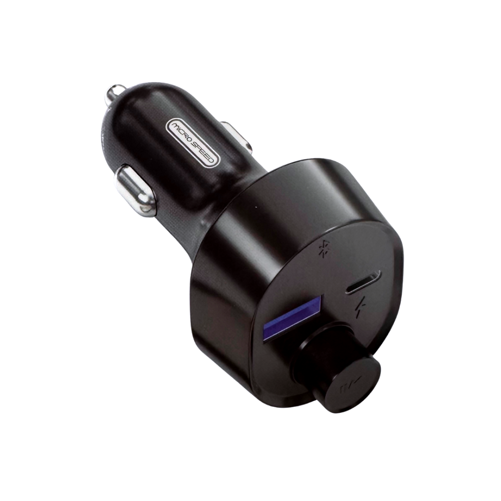 MICRO SPEED - شاحن سيارة بمنفذ USB+PD + بلوتوث MP3 م/MS410 ماركة ميكرو سبيد