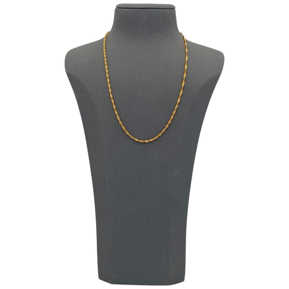 سلسال ذهب عيار 21 الوزن 6.03 جرام