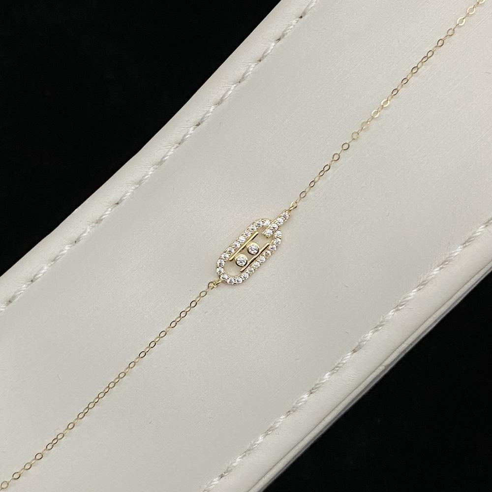 18k gold set, full weight 2.52 grams - light gold set