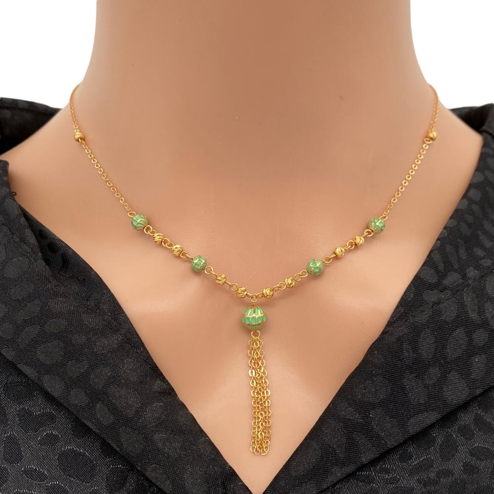 21 karat gold rosary, weight 4.54 grams