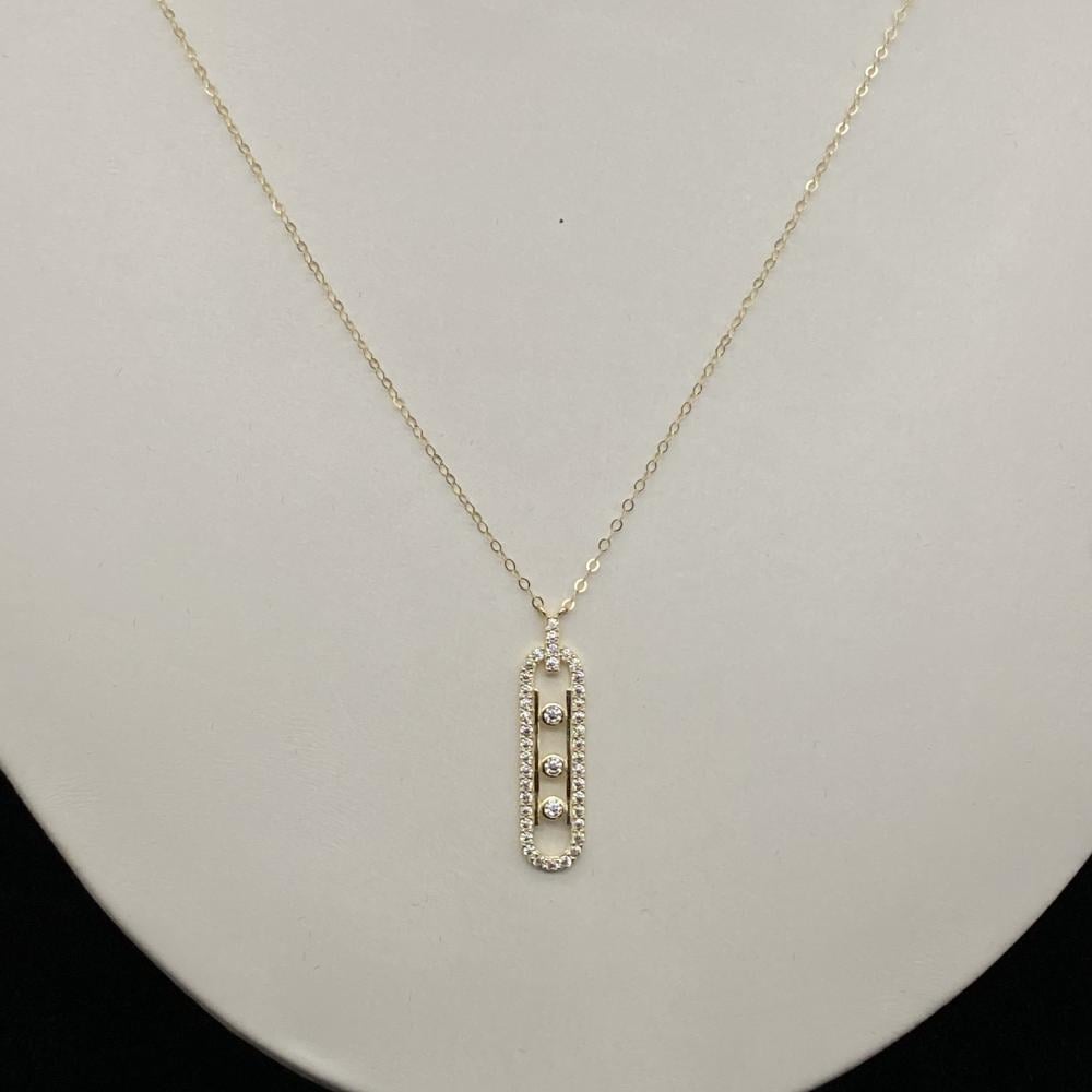 18k gold set, full weight 2.52 grams - light gold set