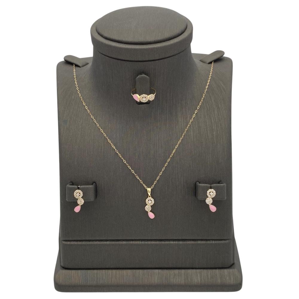 نصف طقم أطفال ذهب عيار 18 الوزن 3.03 جرام