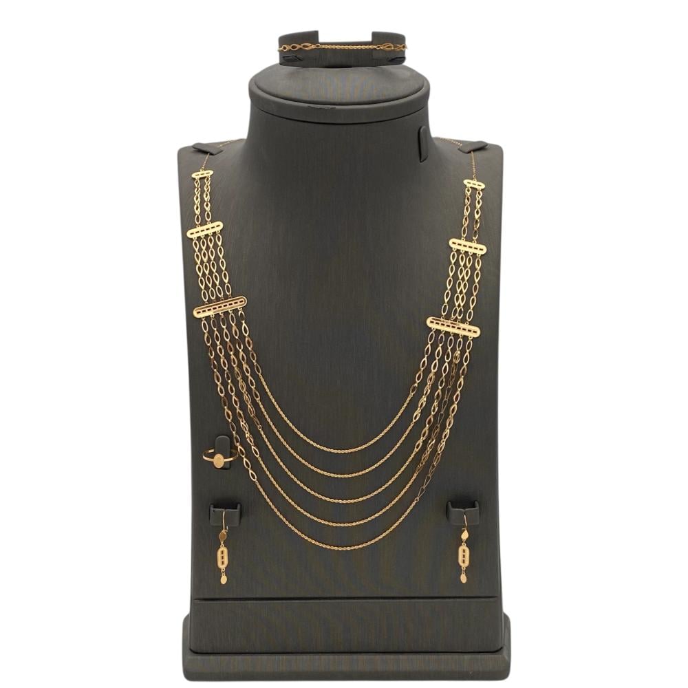 طقم ذهب عيار 21 الوزن 8.46 جرام