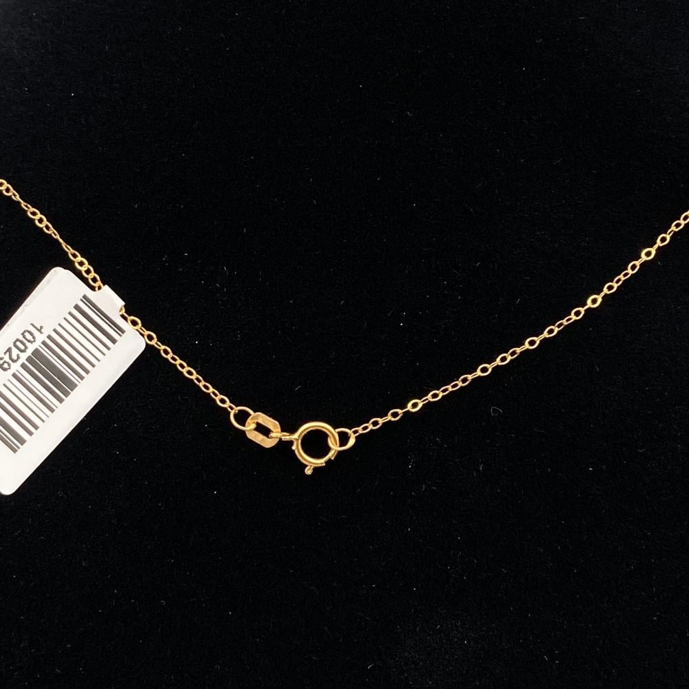 سلسال ذهب عيار 21 الوزن 0.70 جرام