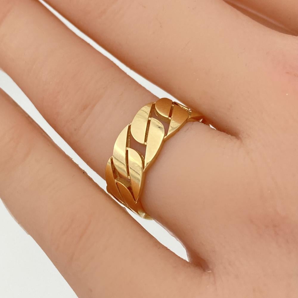 دبله ذهب عيار 18 الوزن 2.36 جرام
