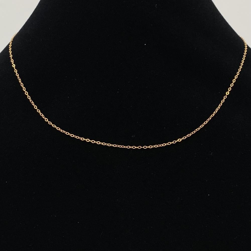 سلسال ذهب عيار 21 الوزن 0.70 جرام