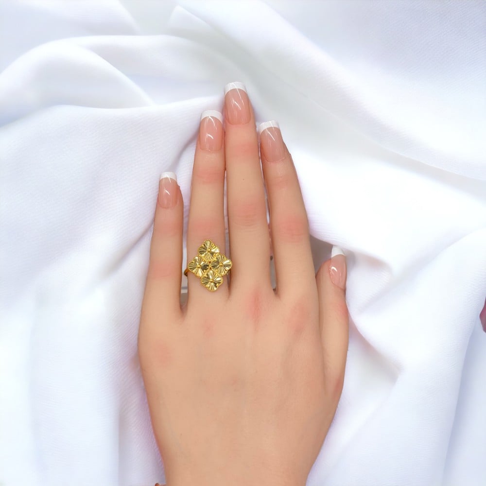 خاتم ذهب عيار 21 الوزن 2.9 جرام