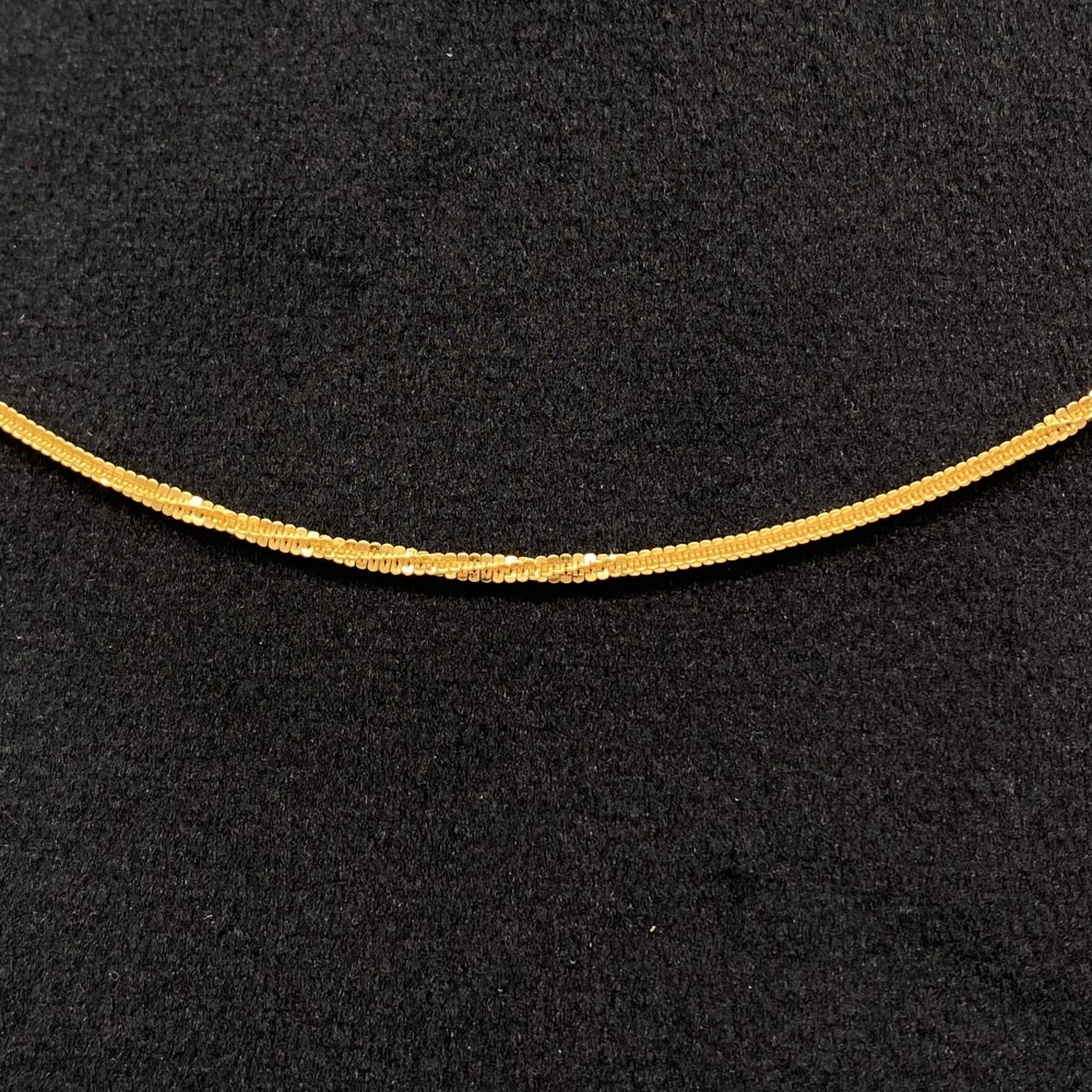 سلسال ذهب عيار 21 لأطلالة فريدة الوزن 4.79 جرام