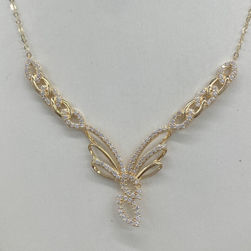 18k gold set, weight 5.42 grams