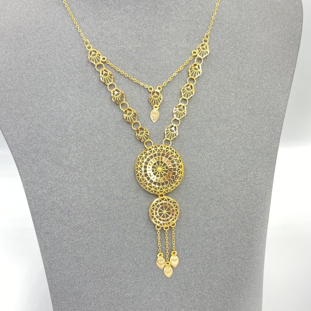 طقم ذهب ناعم للعروس عيار 21 المميز الوزن 9.2 جرام