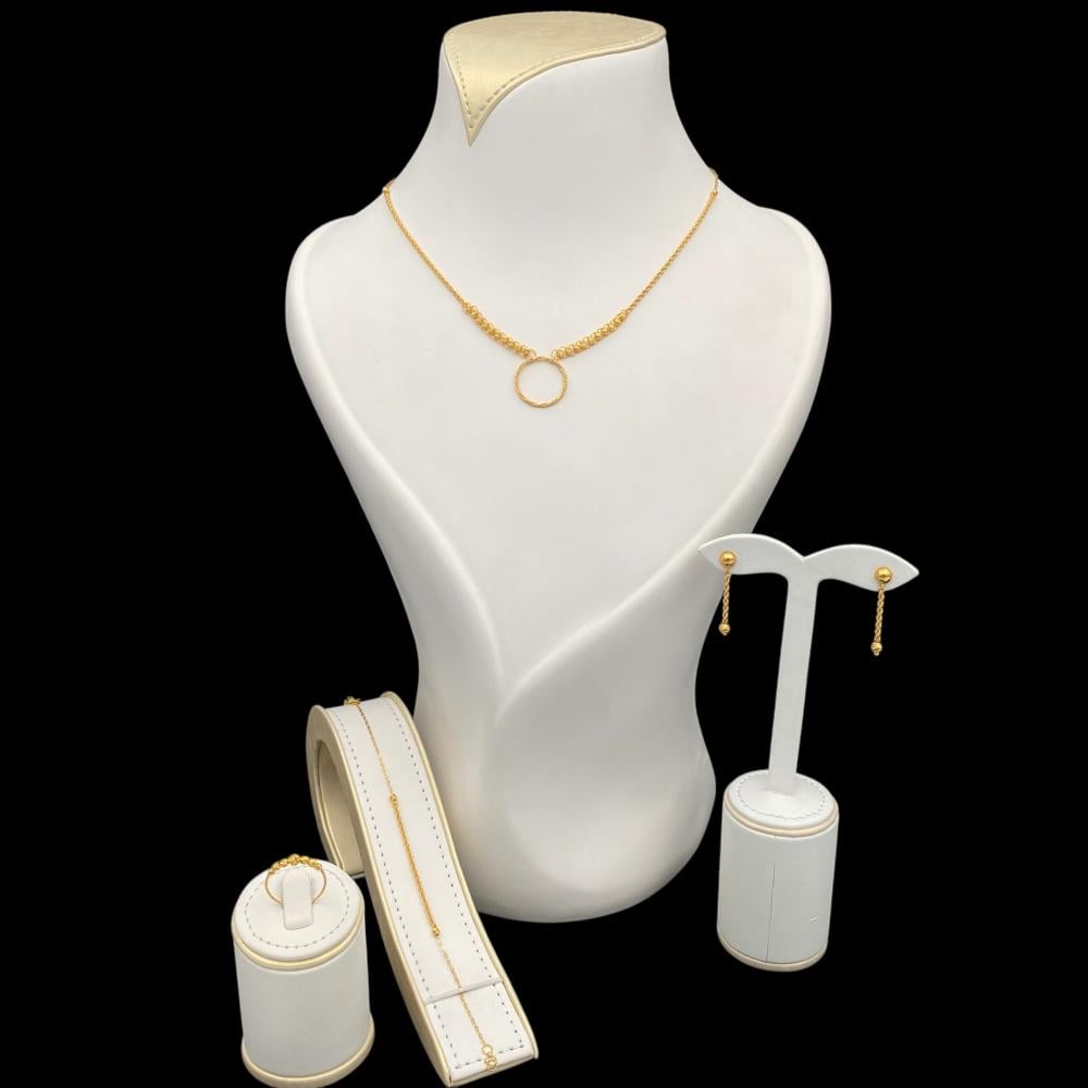 طقم ذهب عيار 21 الوزن 9.52 جرام