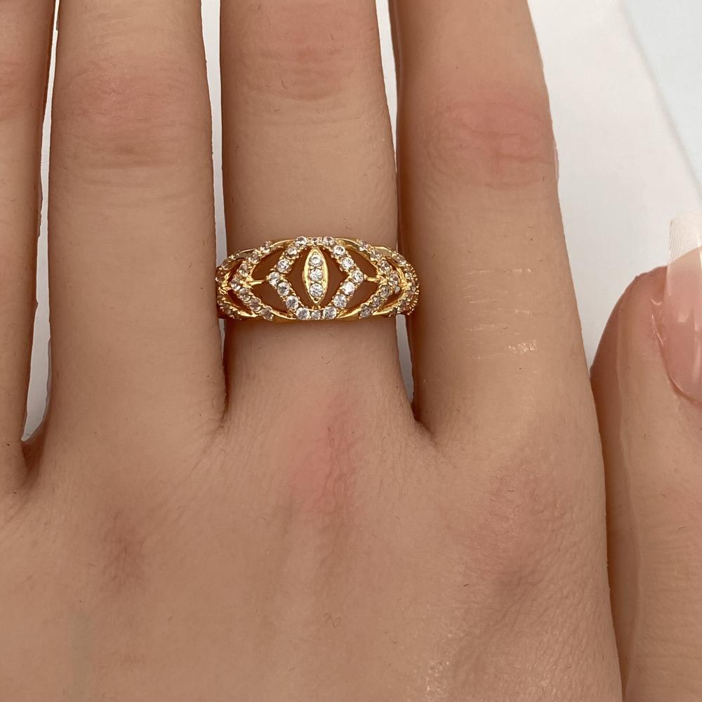 21 karat gold ring, weight 2.44 grams