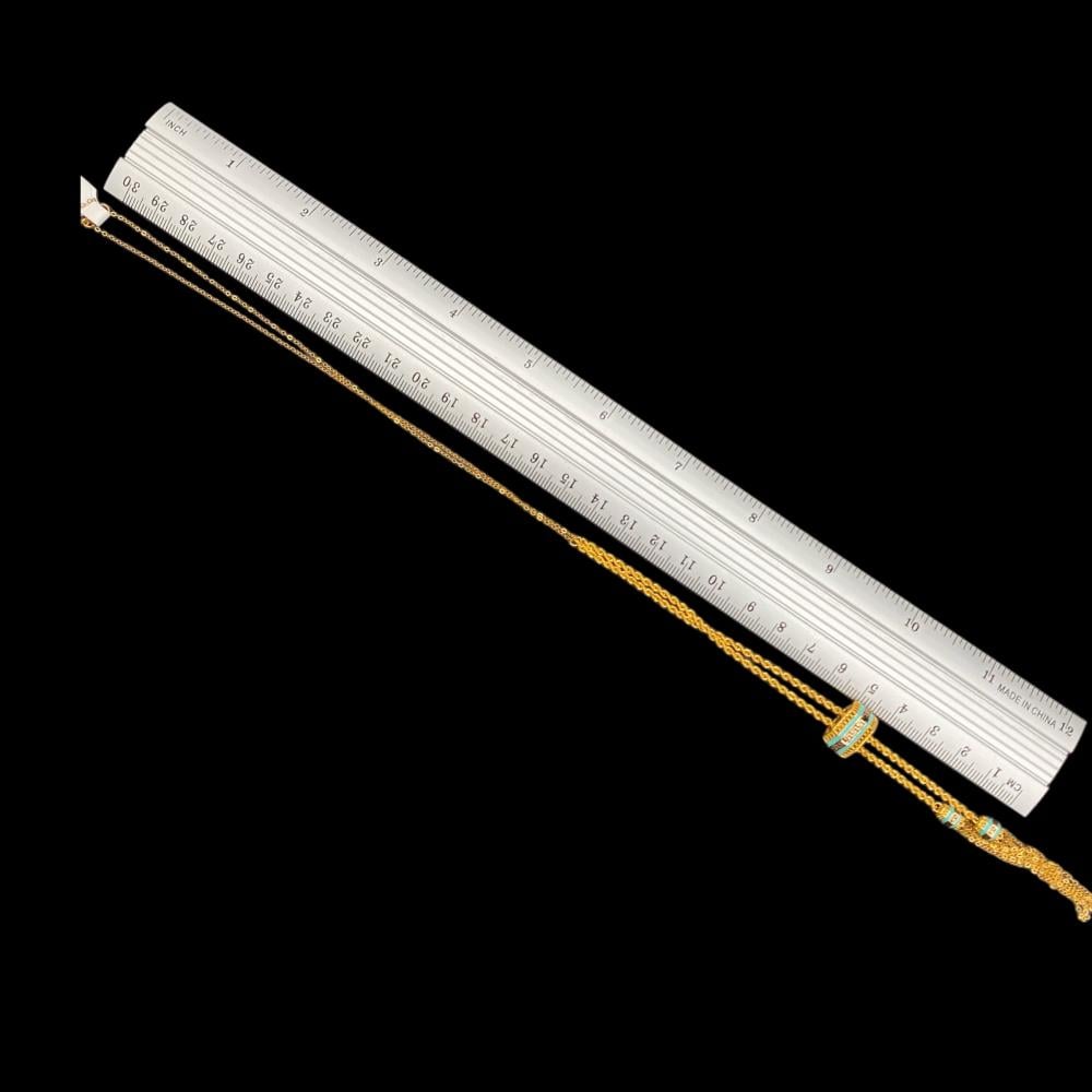 سلسال سبحة ذهب فاخر عيار 21 الوزن 5.5 جرام