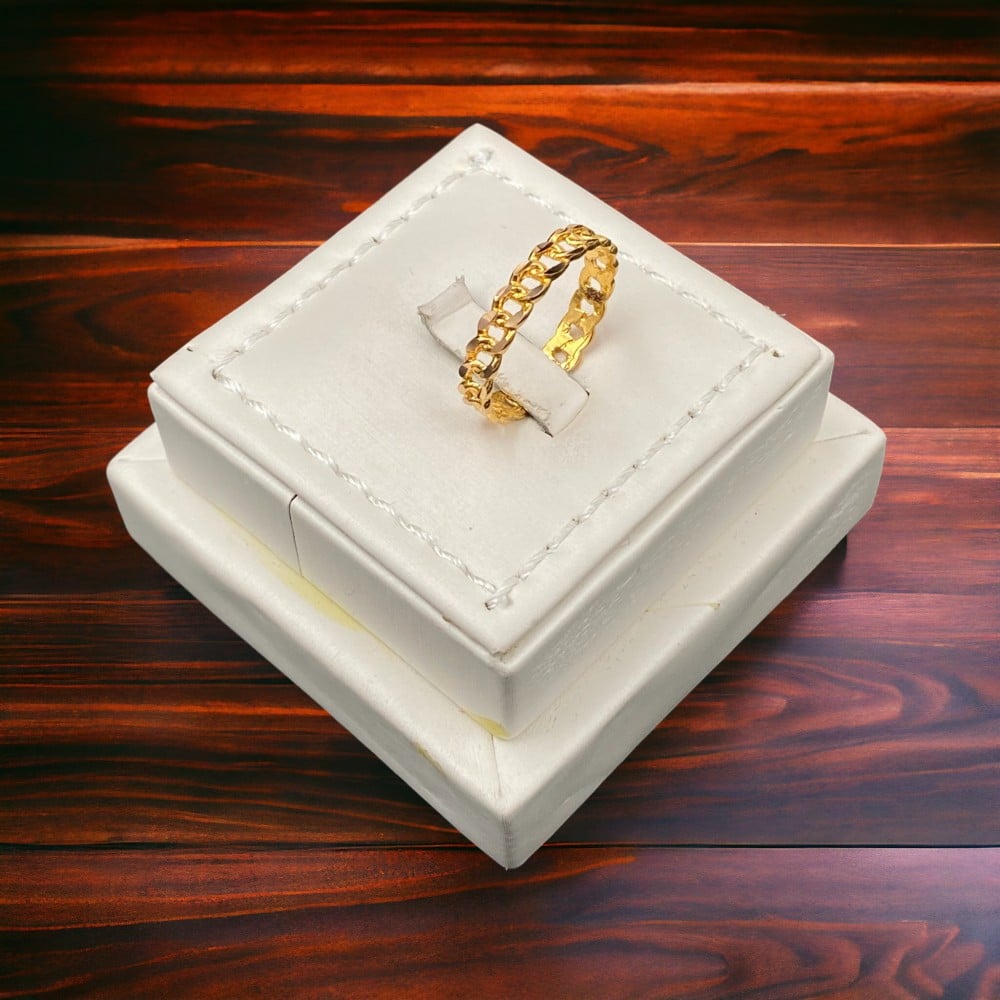 دبلة ذهب عيار 21 وزن 2.1 جم