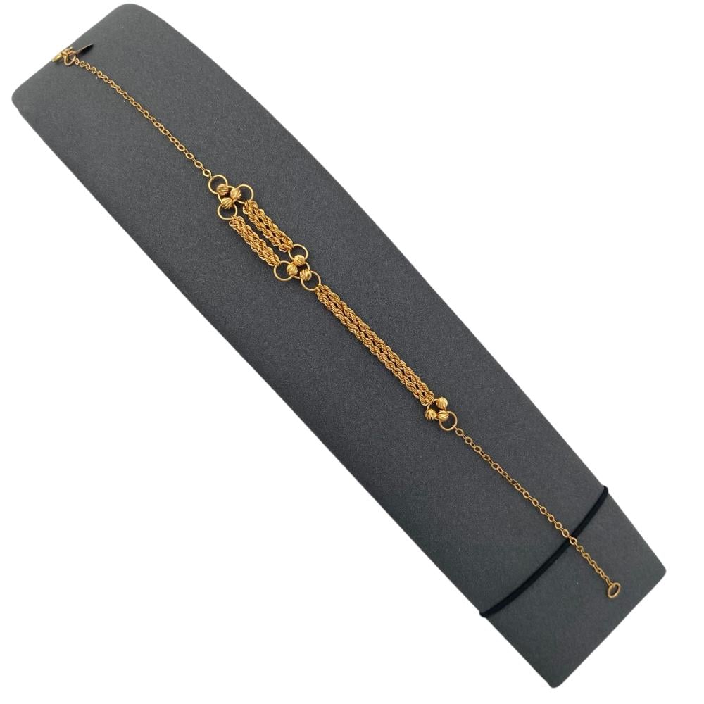 21 karat gold bracelet, weight 1.82 grams