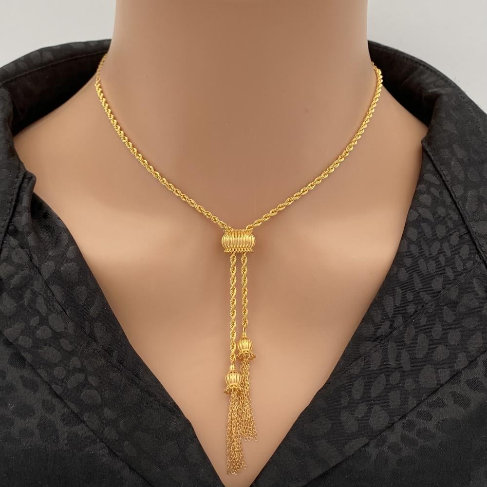21 karat gold rosary, weight 6.34 grams
