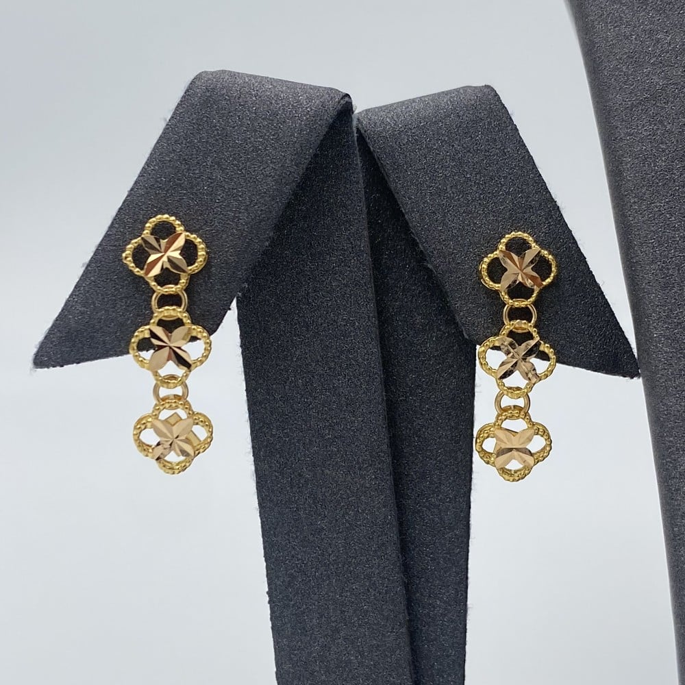 طقم ذهب عيار 21 الوزن 10.7 جرام