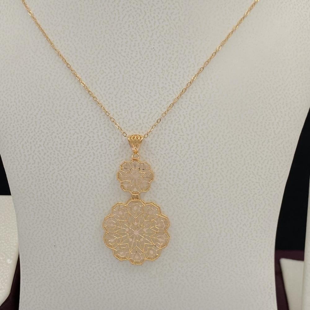 نصف طقم ذهب عيار 21 الوزن 4.30 جرام