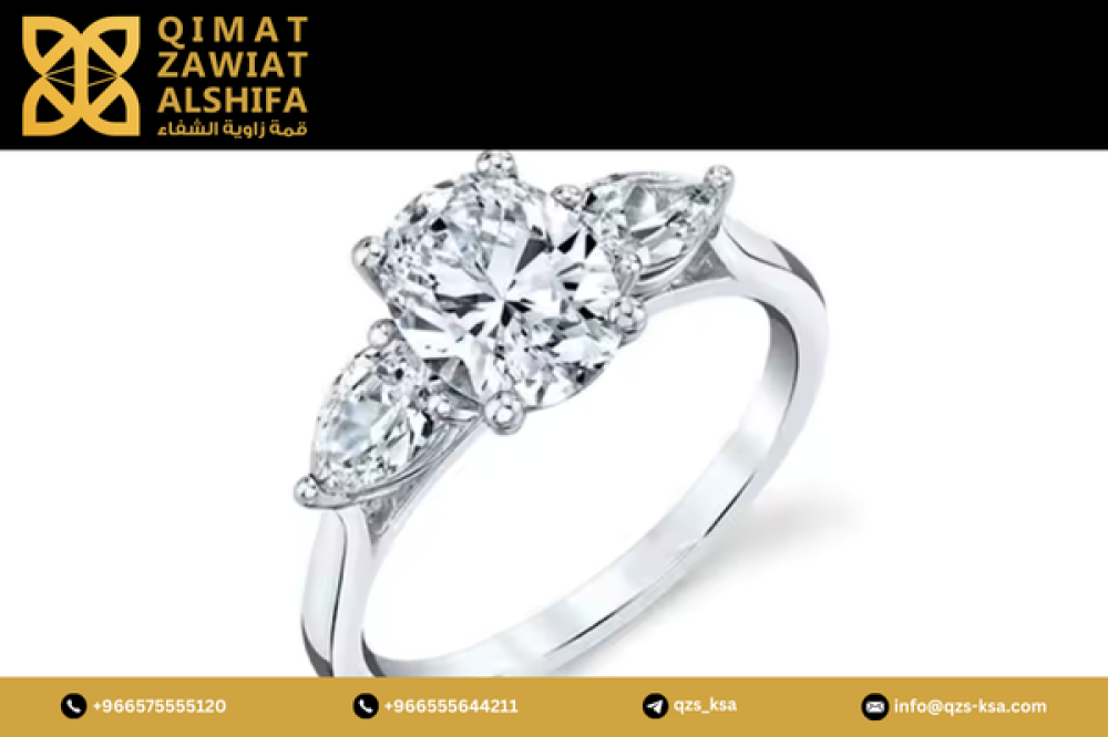 هل الذهب الأبيض هو الألماس؟