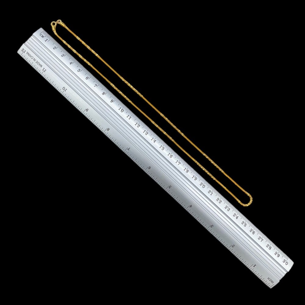 سلسال ذهب عيار 21 لأطلالة فريدة الوزن 4.79 جرام