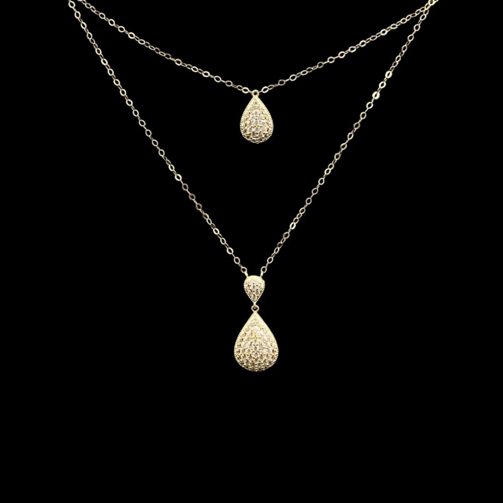 عقد ذهب عيار 18 الوزن 1 جرام