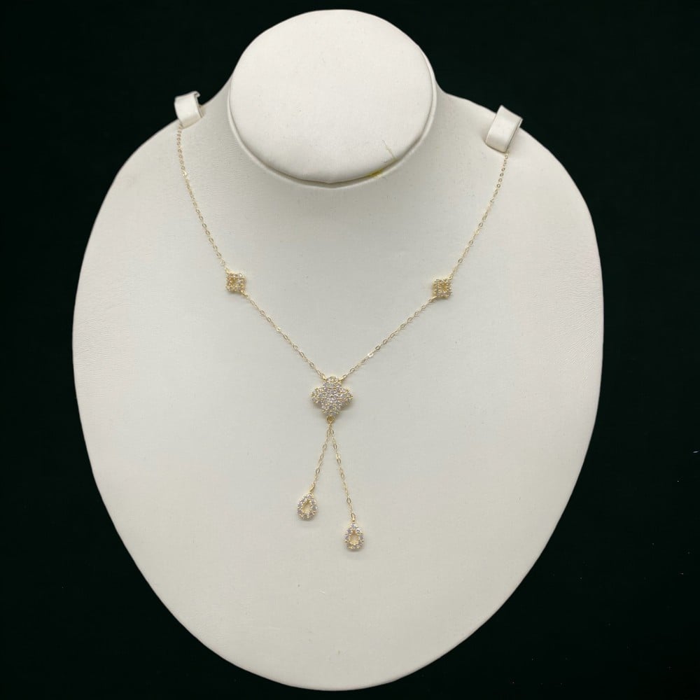 عقد ذهب عيار 18 الوزن 1.45 جرام