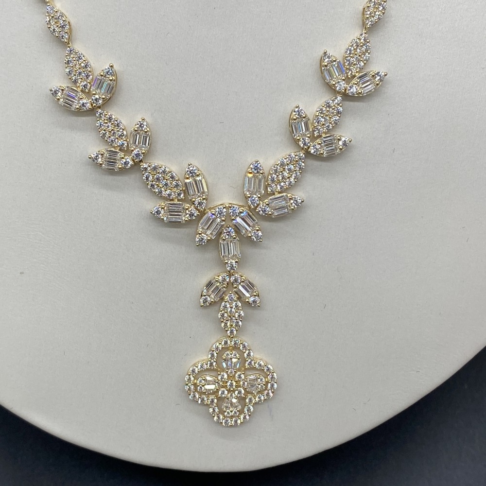 18k gold set, weight 11.01 grams