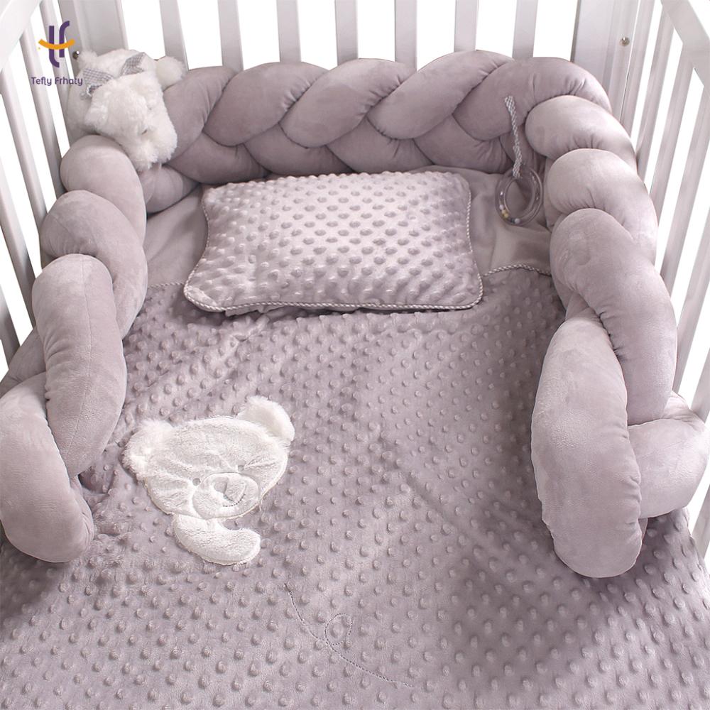 حاجز سرير الدبدوب - رمادي