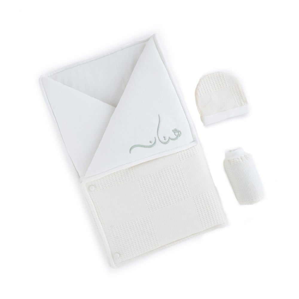 مدس استقبال مطرز بالاسم