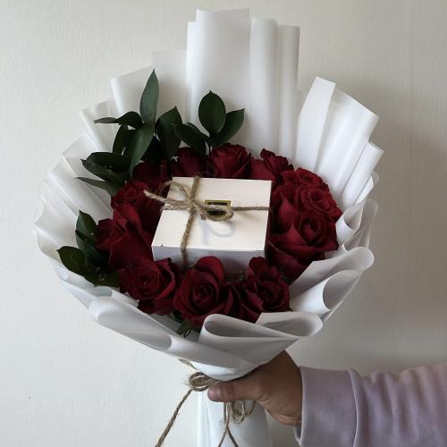 بوكيه ورد مع باتشي