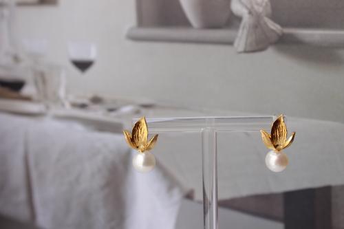 حلق ورقة شجر مع لولو