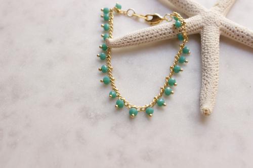 خلخال خرز تركواز