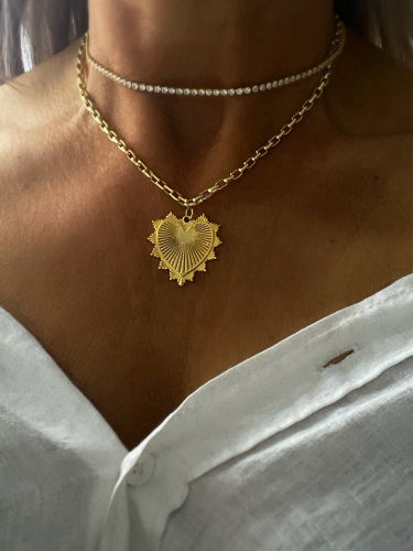 سلسله قلب ذهبي